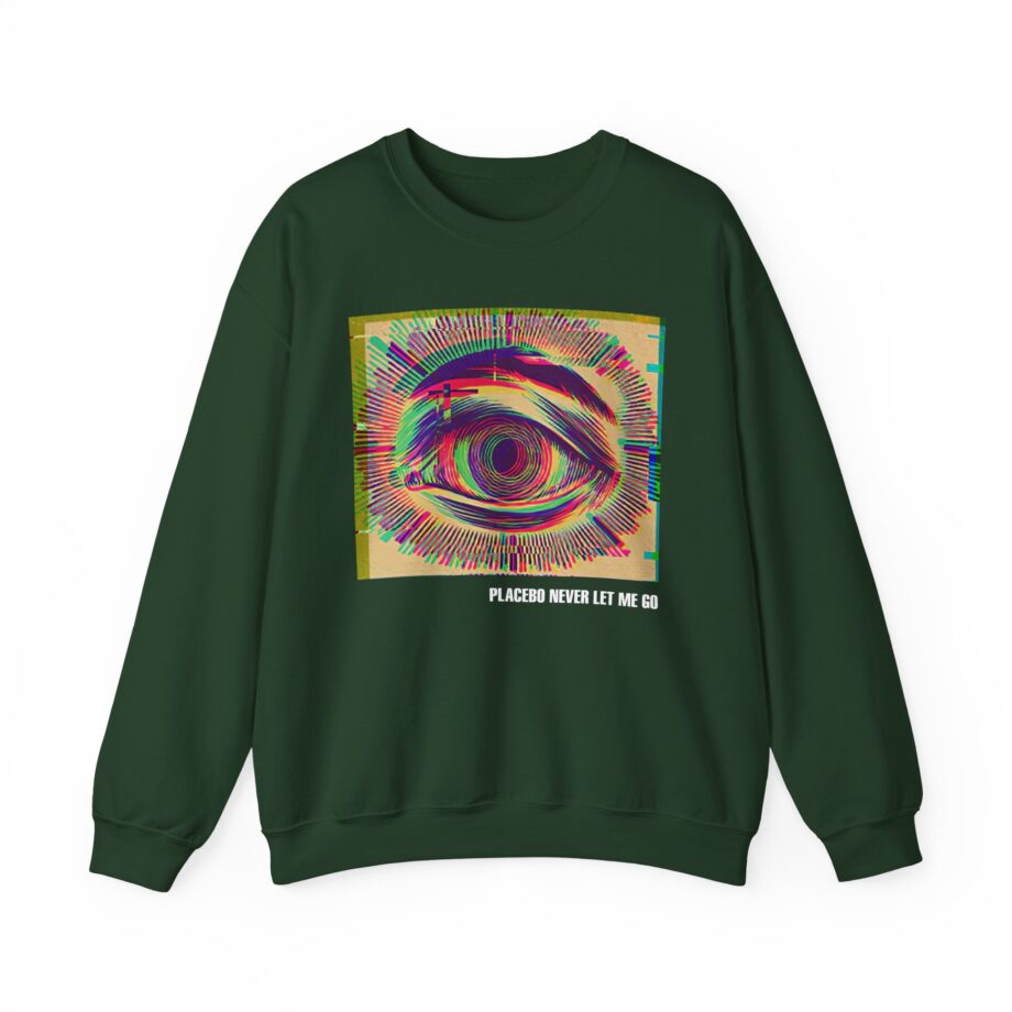 Placebo Glitch Eye Unisex Heavy Blend™ Crewneck Sweatshirt