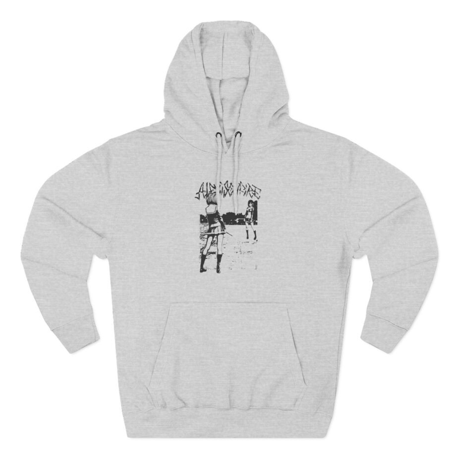 Alexisonfire Anime Knife Fight Three-Panel Fleece Hoodie