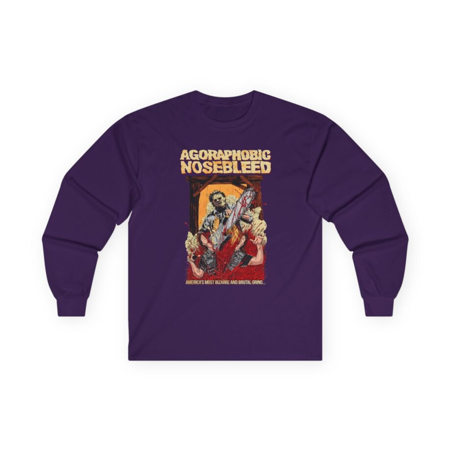 Agoraphobic Nosebleed Leatherface Unisex Ultra Cotton Long Sleeve Tee