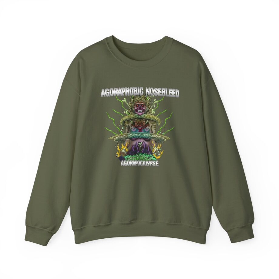 Agoraphobic Nosebleed Agorapocalypse Unisex Heavy Blend™ Crewneck Sweatshirt