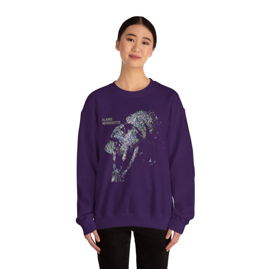 Alanis Morissette Such Pretty Forks Glitter Unisex Heavy Blend™ Crewneck Sweatshirt