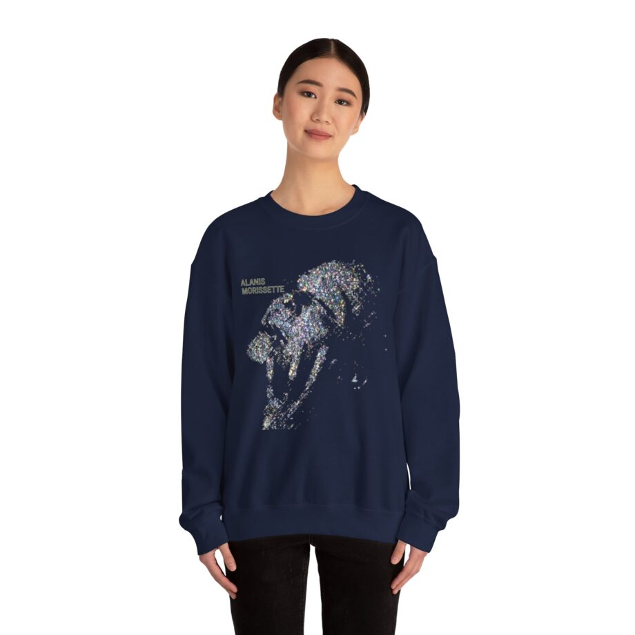 Alanis Morissette Such Pretty Forks Glitter Unisex Heavy Blend™ Crewneck Sweatshirt