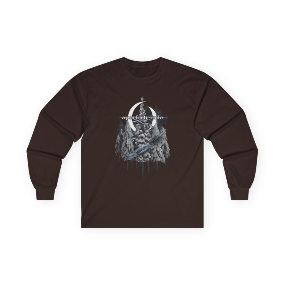 A Perfect Circle Frosty Dolphin & Snow Unisex Ultra Cotton Long Sleeve Tee