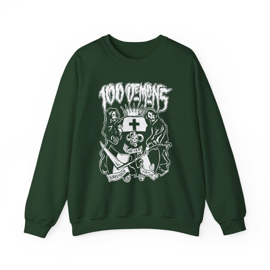 100 Demons Unisex Heavy Blend™ Crewneck Sweatshirt