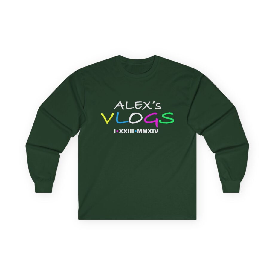 Alex Warren VLOGS Unisex Ultra Cotton Long Sleeve Tee