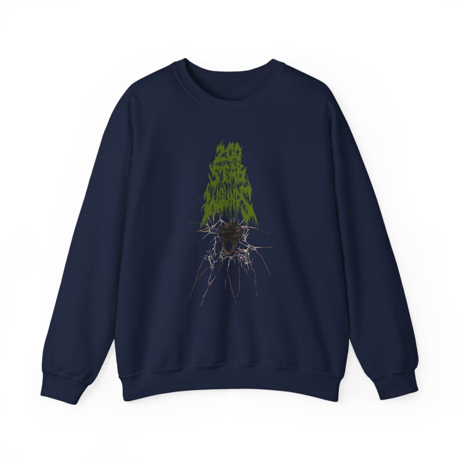200 Stab Wounds Spider Skull Unisex Heavy Blend™ Crewneck Sweatshirt