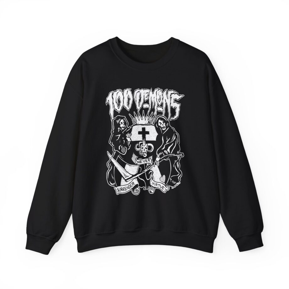 100 Demons Unisex Heavy Blend™ Crewneck Sweatshirt