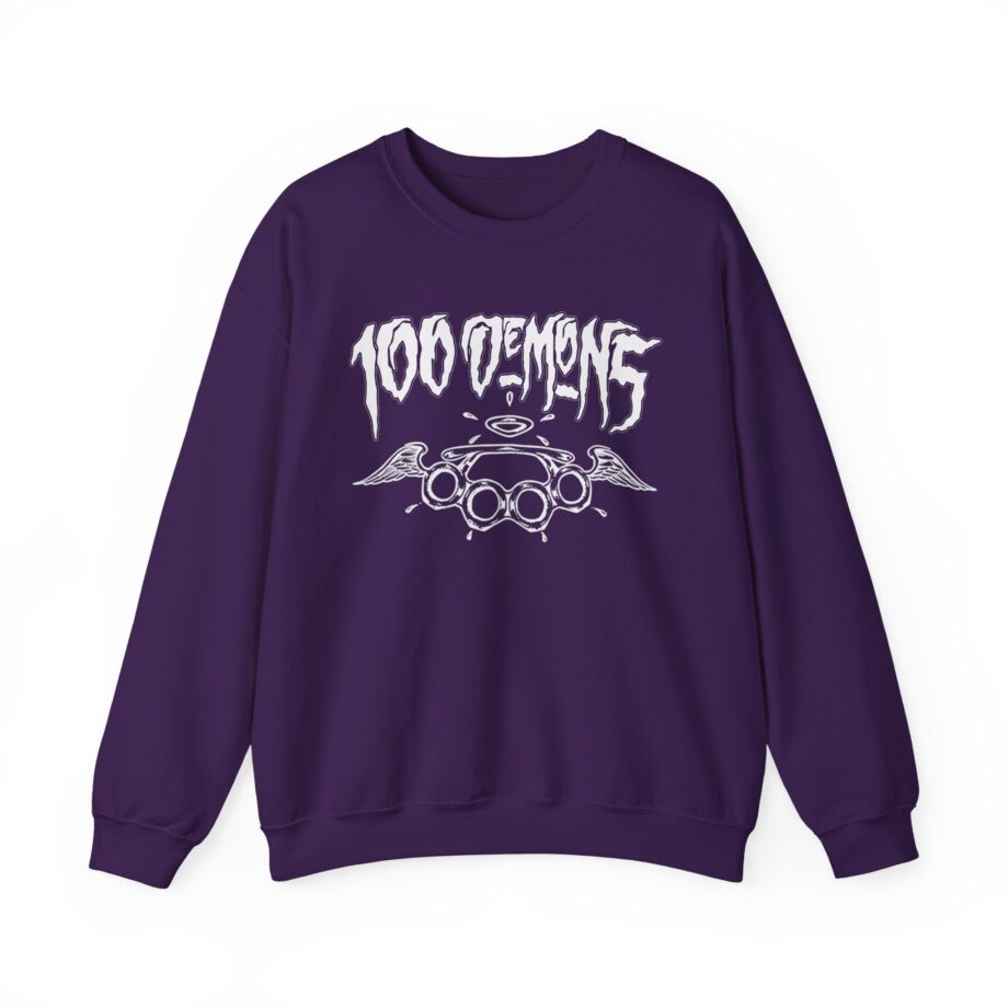 100 Demons Spade Sickle Unisex Heavy Blend™ Crewneck Sweatshirt