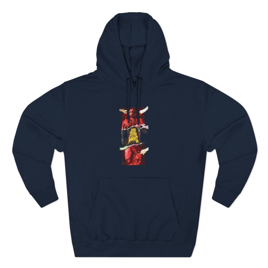 200 Stab Wounds Three-Panel Fleece Hoodie