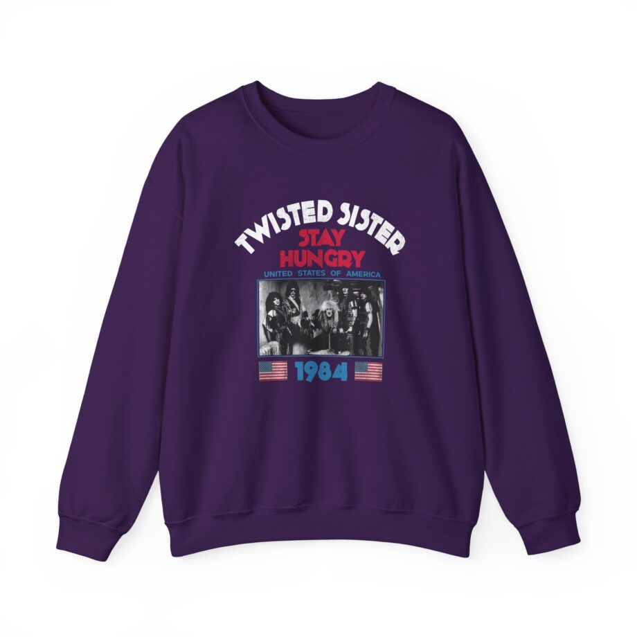 1984 Stay Hungry Tour Twisted Sisterv Unisex Heavy Blend™ Crewneck Sweatshirt