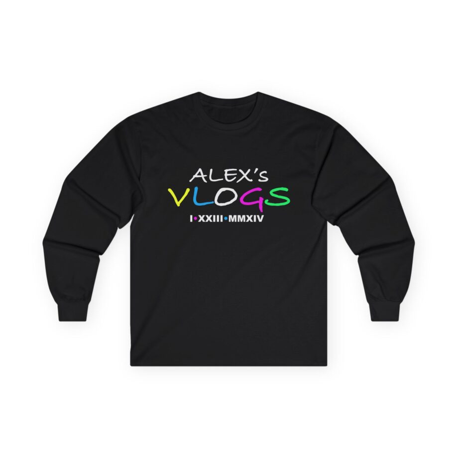 Alex Warren VLOGS Unisex Ultra Cotton Long Sleeve Tee