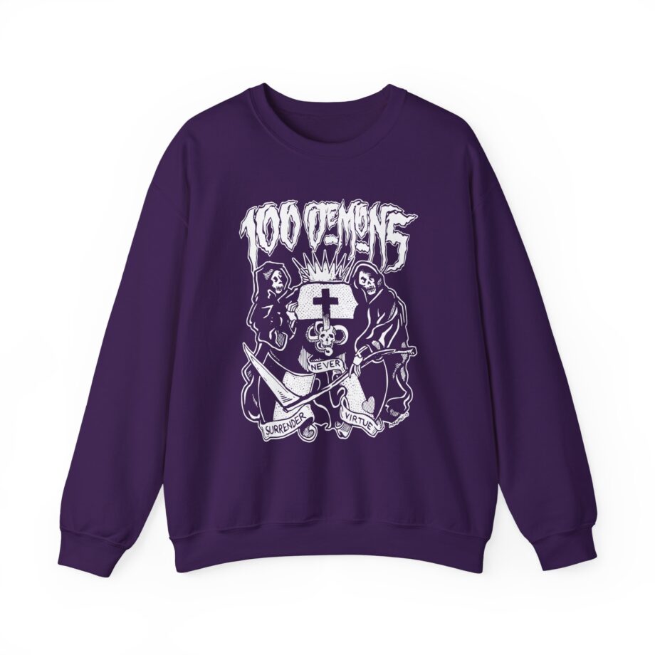 100 Demons Unisex Heavy Blend™ Crewneck Sweatshirt