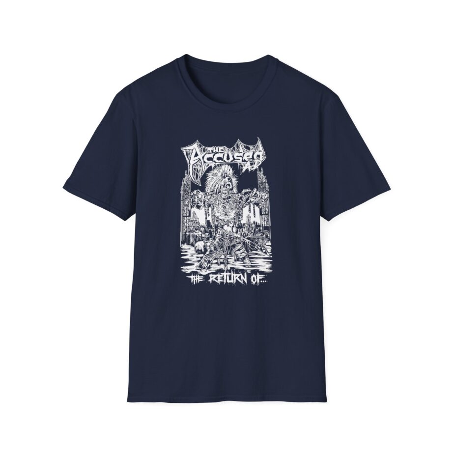 Accused Ad the Return of Unisex Softstyle T-Shirt