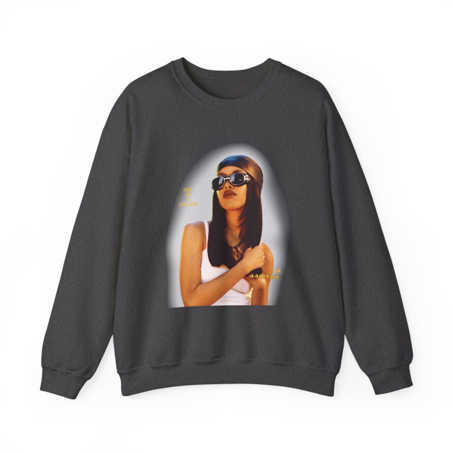 Aaliyah OIAM Portrait Unisex Heavy Blend™ Crewneck Sweatshirt