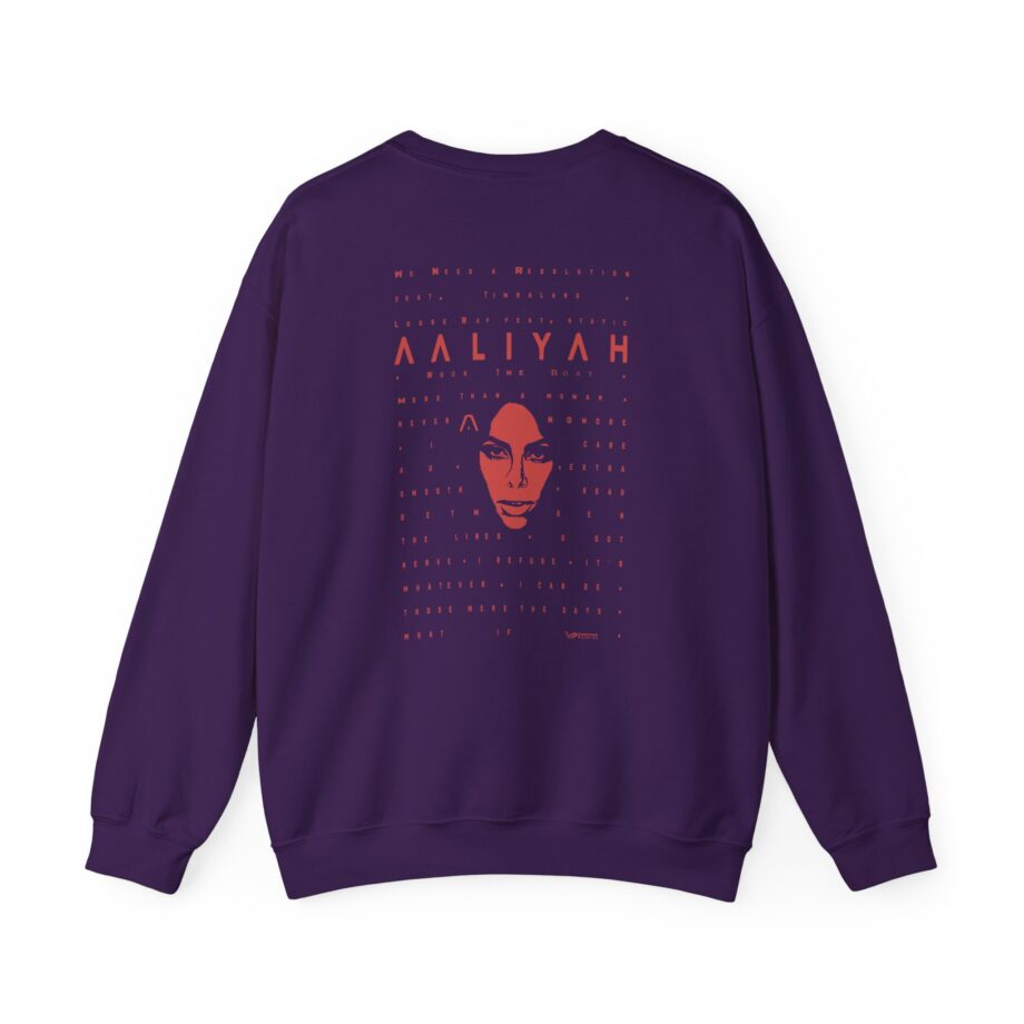 Aaliyah Glow LS Unisex Heavy Blend™ Crewneck Sweatshirt