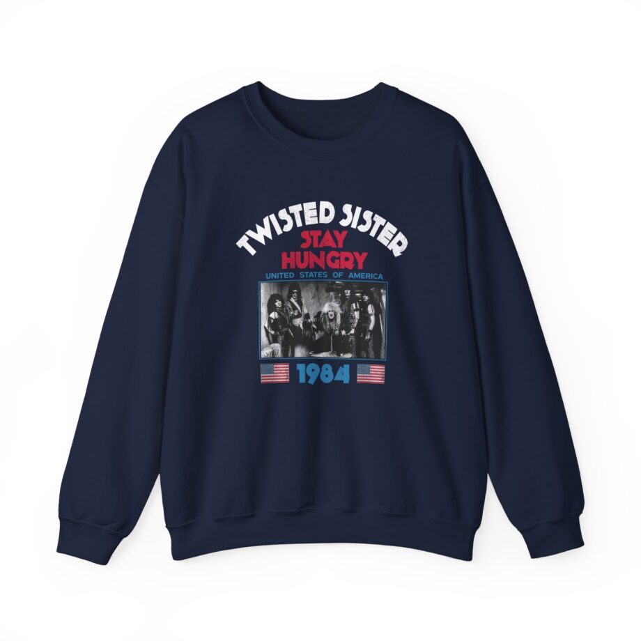 1984 Stay Hungry Tour Twisted Sisterv Unisex Heavy Blend™ Crewneck Sweatshirt