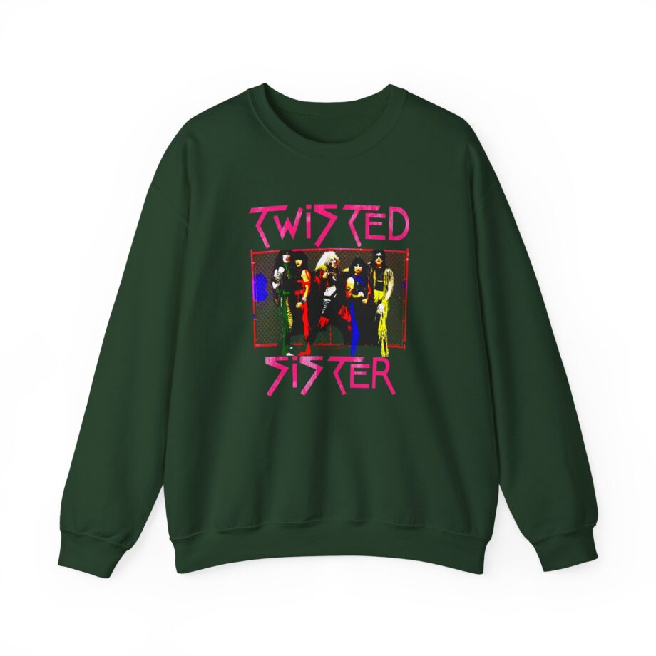 Vintage Group Photo Twisted Sister Unisex Heavy Blend™ Crewneck Sweatshirt