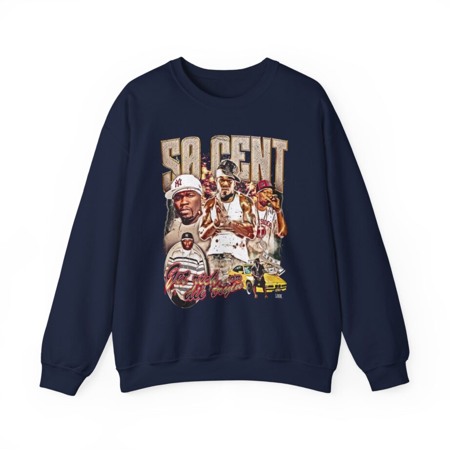 50 Cent Get Rich or Die Tryin Unisex Heavy Blend™ Crewneck Sweatshirt