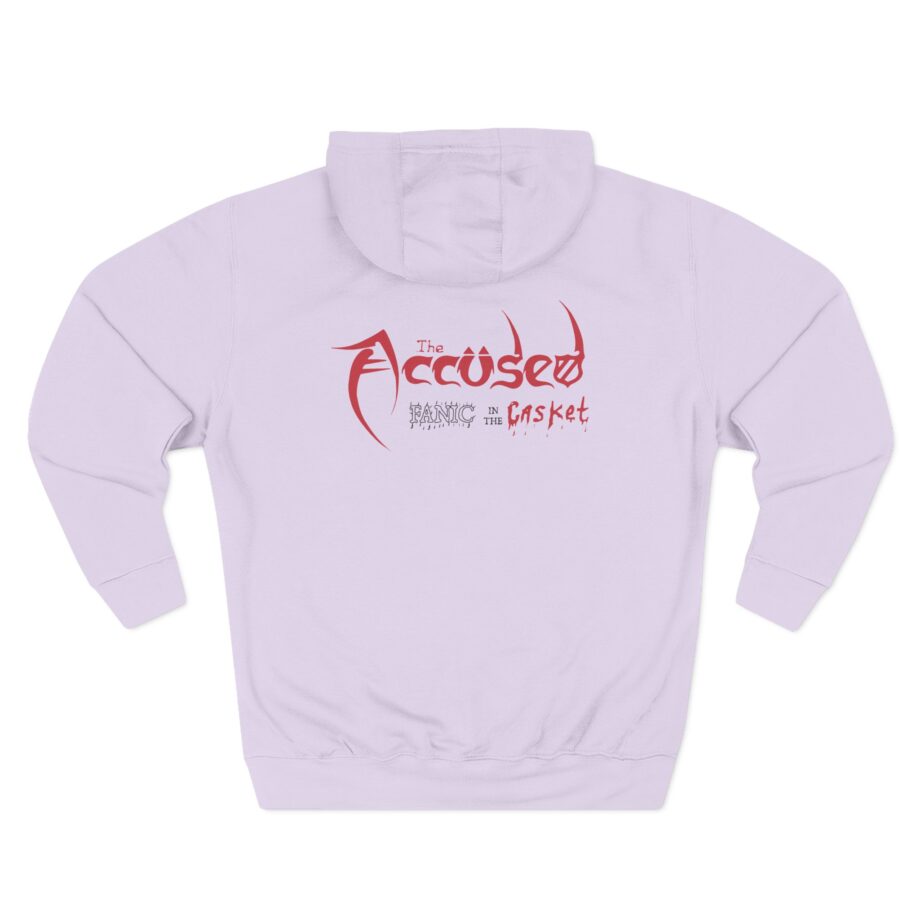 Accused Ad Panic in the Casket Three-Panel Fleece Hoodie