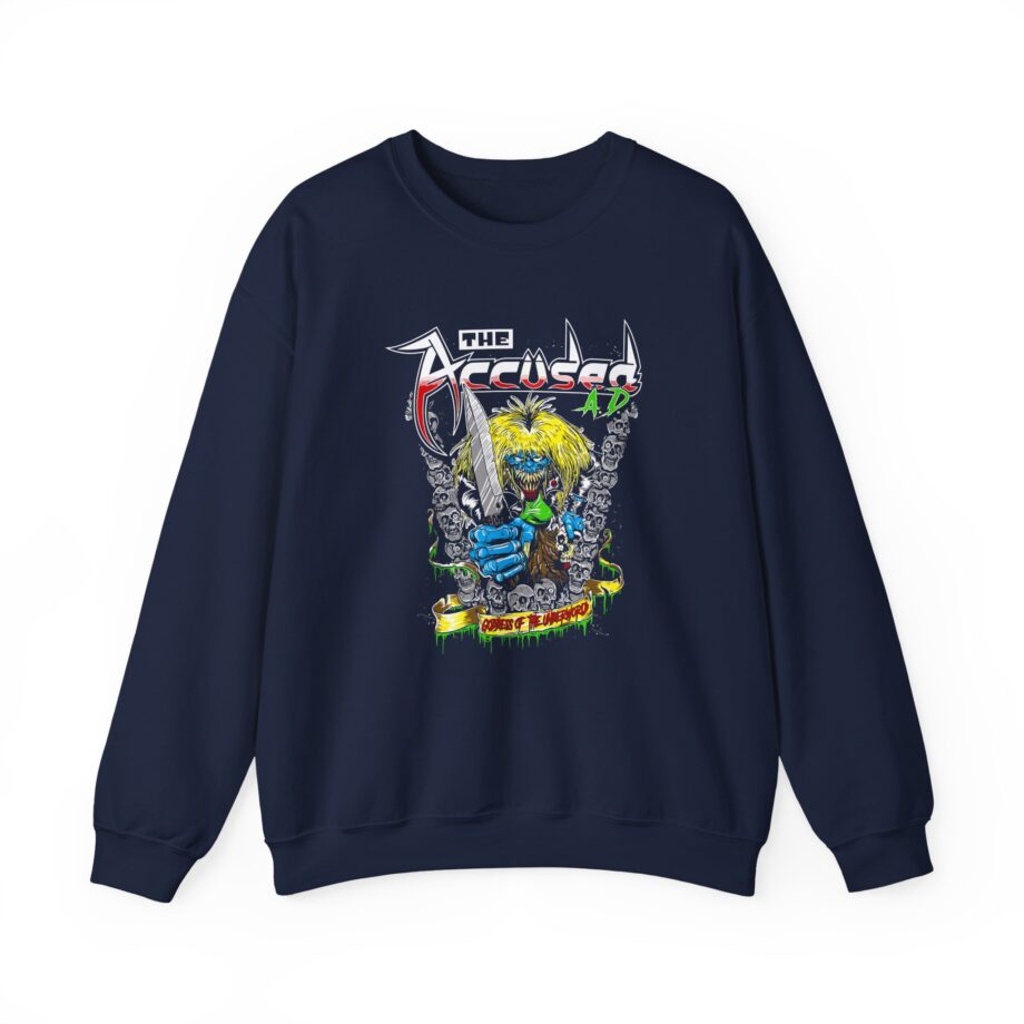 Accused Ad Goddess of the Underworld Unisex Heavy Blend™ Crewneck Sweatshirt