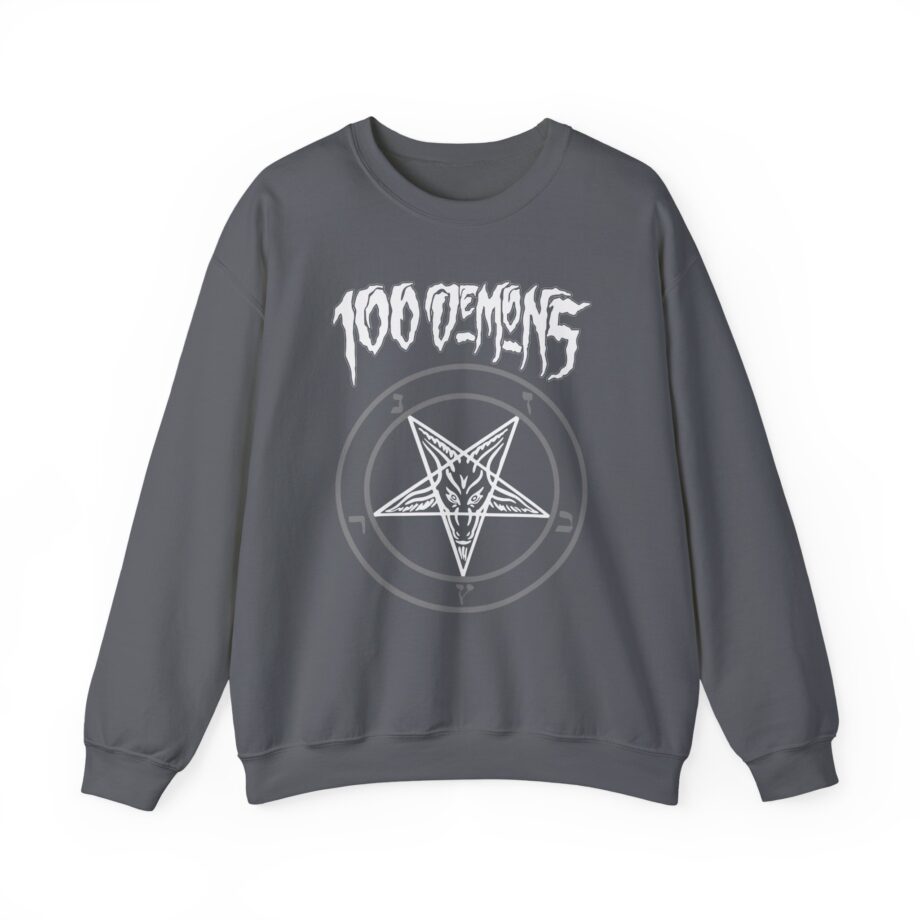100 Demons Pentagram Unisex Heavy Blend™ Crewneck Sweatshirt