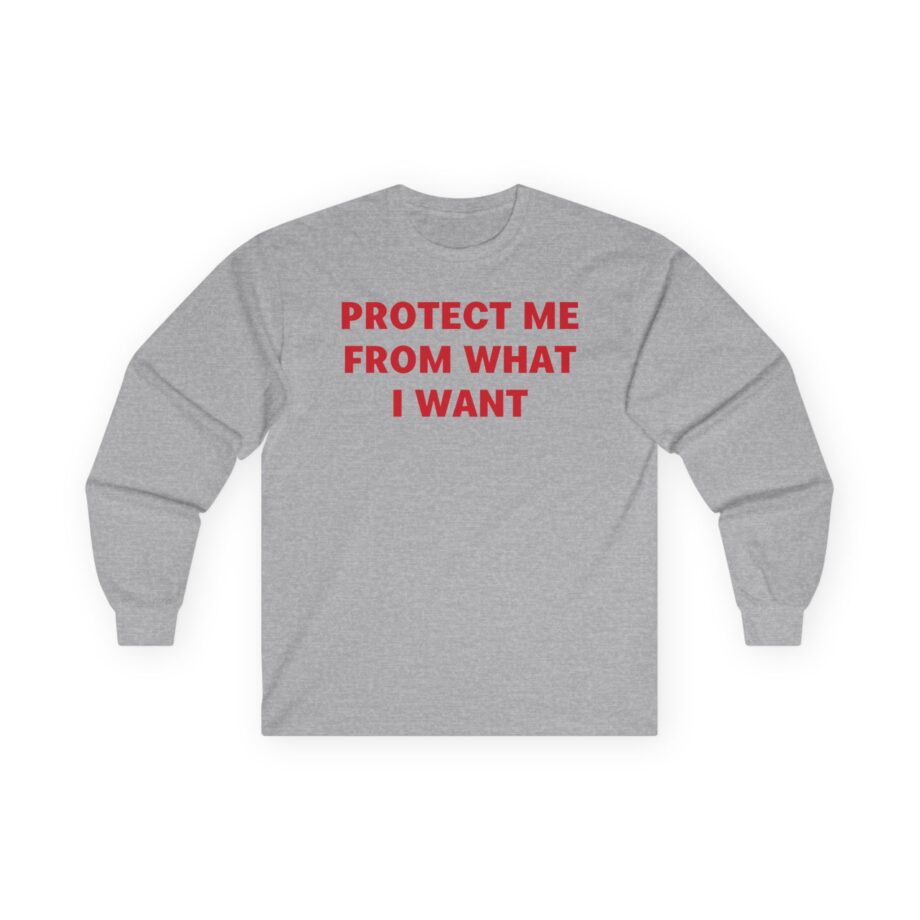 Jenny Holzer Protect Me From What I Want Unisex Ultra Cotton Long Sleeve Tee