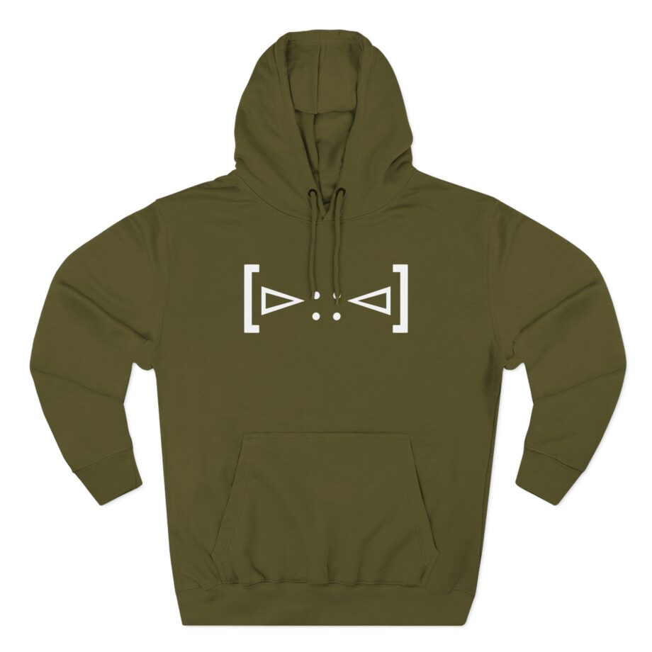 A Great Chaos Face Album Three-Panel Fleece Hoodie