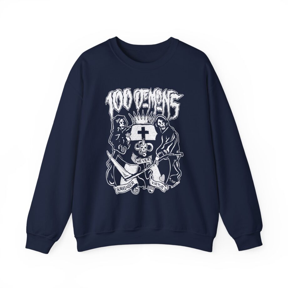 100 Demons Unisex Heavy Blend™ Crewneck Sweatshirt