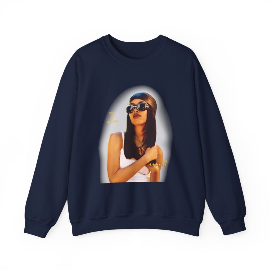 Aaliyah OIAM Portrait Unisex Heavy Blend™ Crewneck Sweatshirt