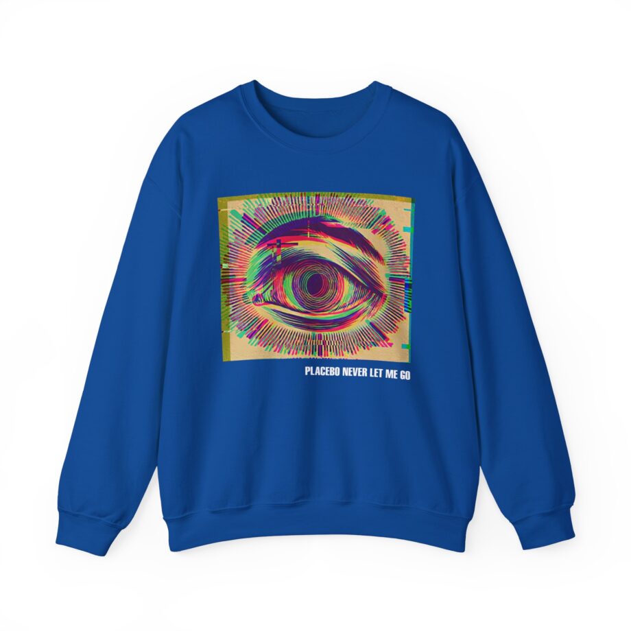 Placebo Glitch Eye Unisex Heavy Blend™ Crewneck Sweatshirt