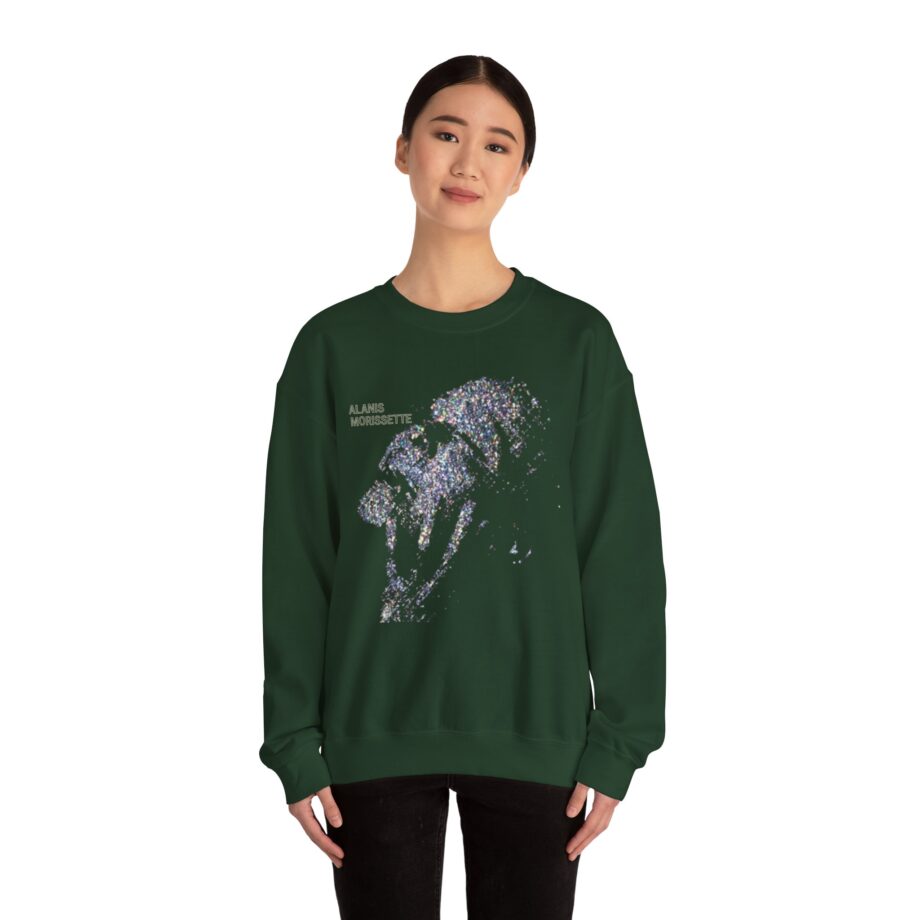 Alanis Morissette Such Pretty Forks Glitter Unisex Heavy Blend™ Crewneck Sweatshirt
