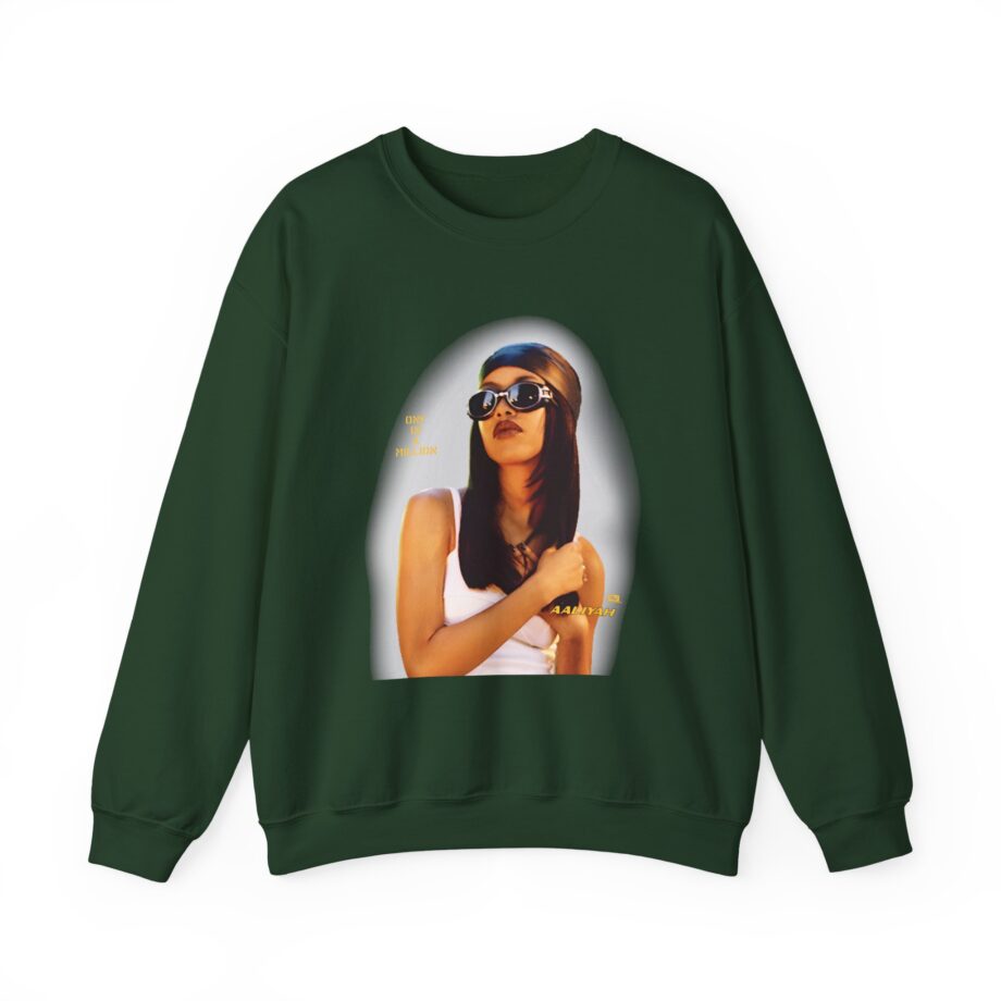 Aaliyah OIAM Portrait Unisex Heavy Blend™ Crewneck Sweatshirt