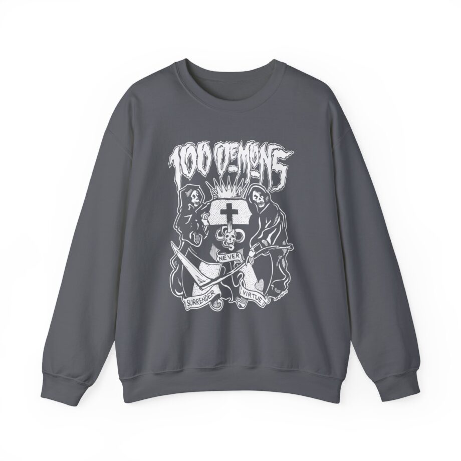 100 Demons Unisex Heavy Blend™ Crewneck Sweatshirt