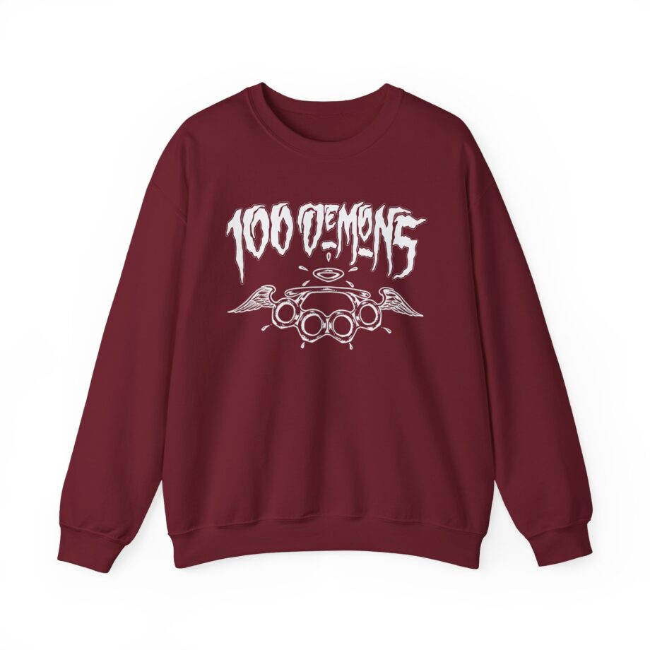 100 Demons Spade Sickle Unisex Heavy Blend™ Crewneck Sweatshirt