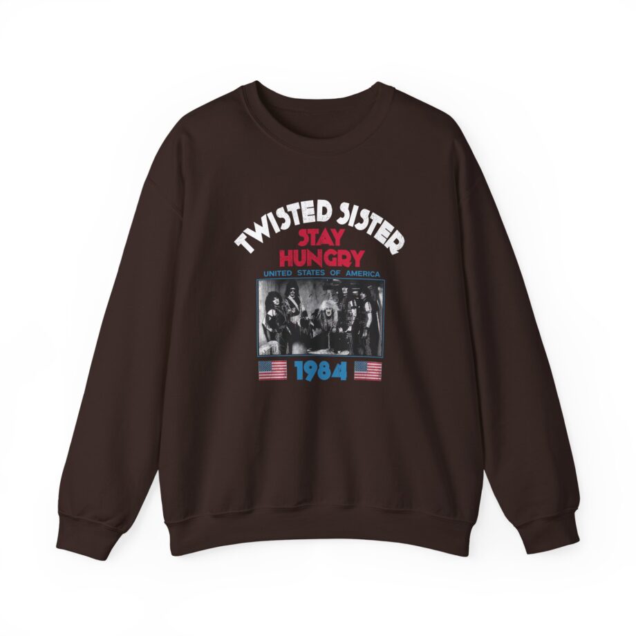 1984 Stay Hungry Tour Twisted Sisterv Unisex Heavy Blend™ Crewneck Sweatshirt