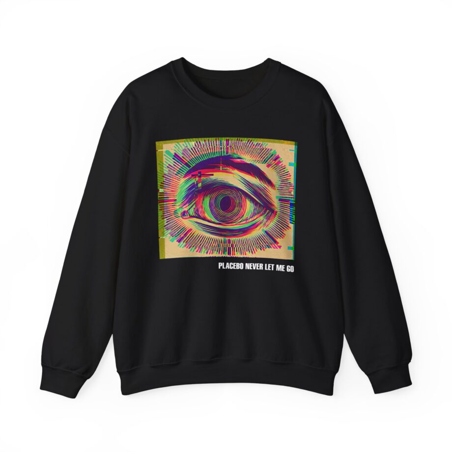 Placebo Glitch Eye Unisex Heavy Blend™ Crewneck Sweatshirt