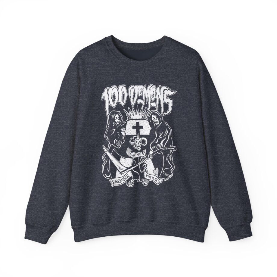100 Demons Unisex Heavy Blend™ Crewneck Sweatshirt
