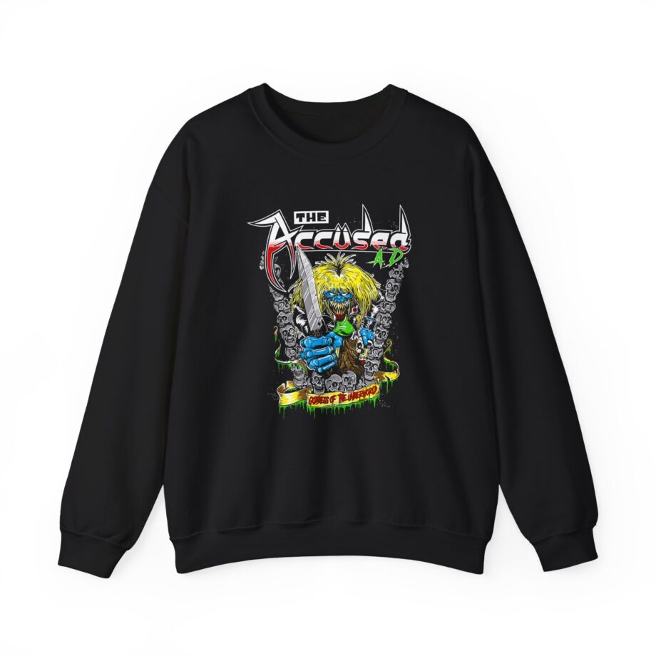 Accused Ad Goddess of the Underworld Unisex Heavy Blend™ Crewneck Sweatshirt