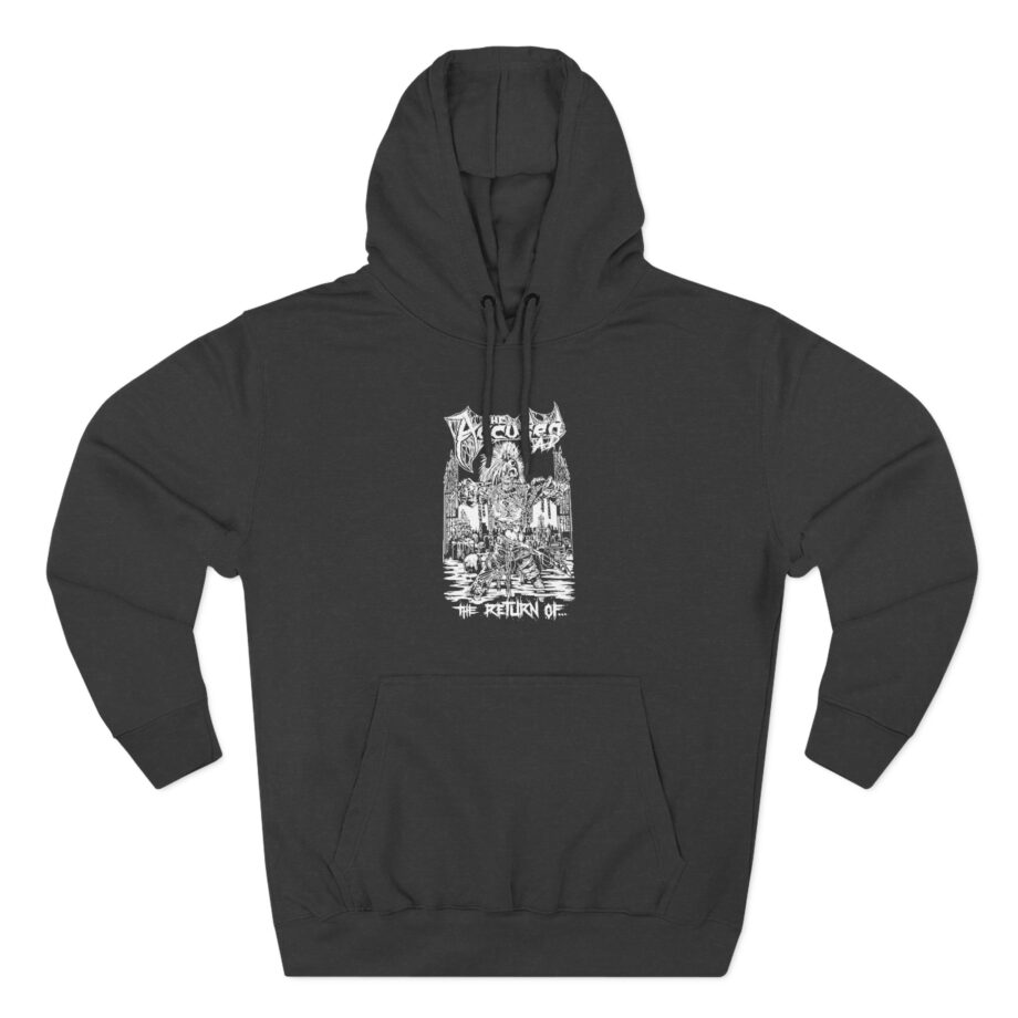 Accused Ad the Return of Three-Panel Fleece Hoodie