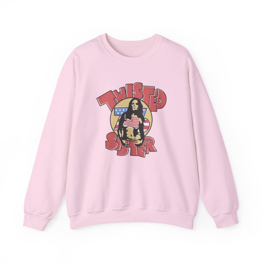Ladies Stars and Stripes Twisted Sister Unisex Heavy Blend™ Crewneck Sweatshirt
