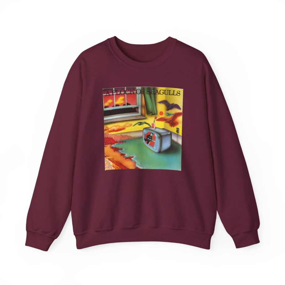 A Flock of Seagulls Original Album Cover Unisex Heavy Blend™ Crewneck Sweatshirt