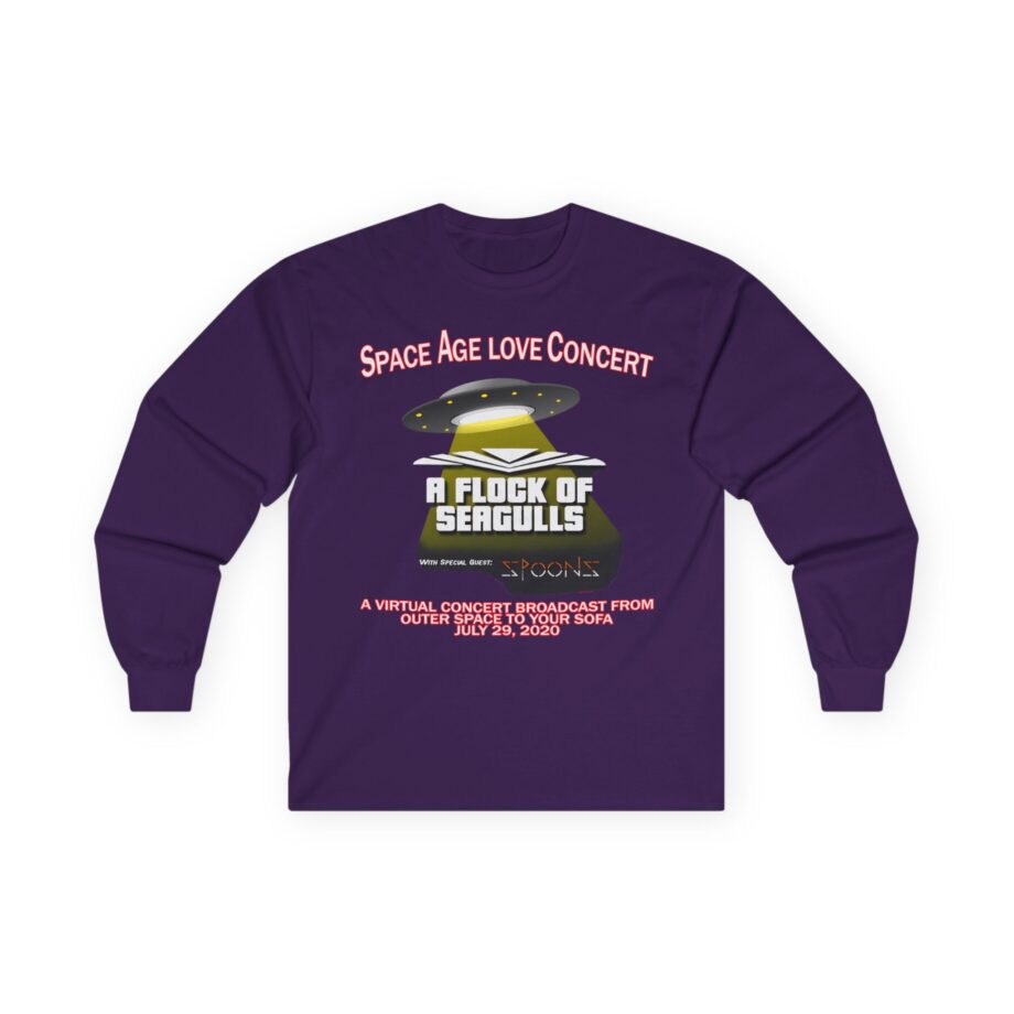 A Flock of Seagulls Space Age Love Concert Unisex Ultra Cotton Long Sleeve Tee