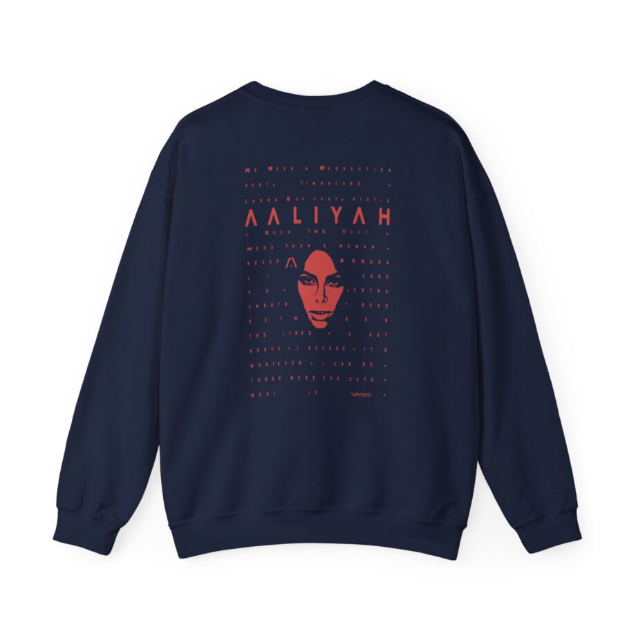 Aaliyah Glow LS Unisex Heavy Blend™ Crewneck Sweatshirt