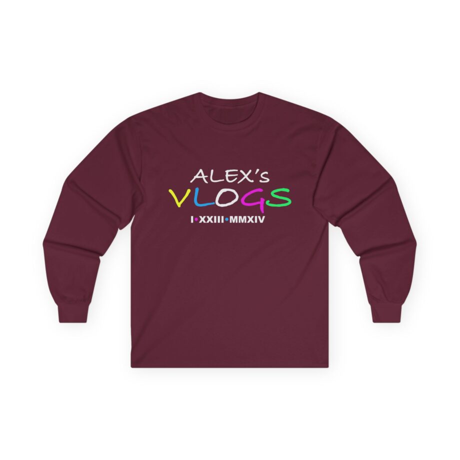 Alex Warren VLOGS Unisex Ultra Cotton Long Sleeve Tee