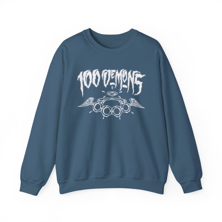 100 Demons Spade Sickle Unisex Heavy Blend™ Crewneck Sweatshirt