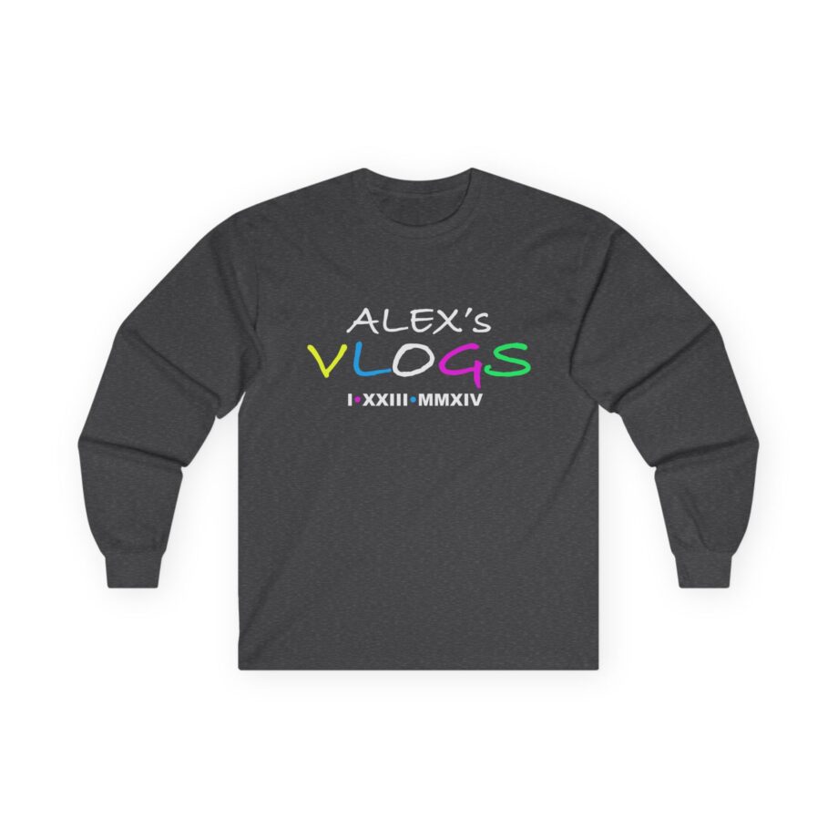 Alex Warren VLOGS Unisex Ultra Cotton Long Sleeve Tee