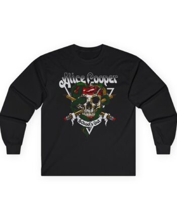 Alice Cooper School's Out Apple Tree Unisex Ultra Cotton Long Sleeve Tee