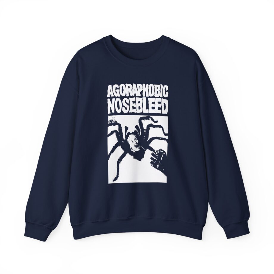 Agoraphobic Nosebleed Spider Unisex Heavy Blend™ Crewneck Sweatshirt