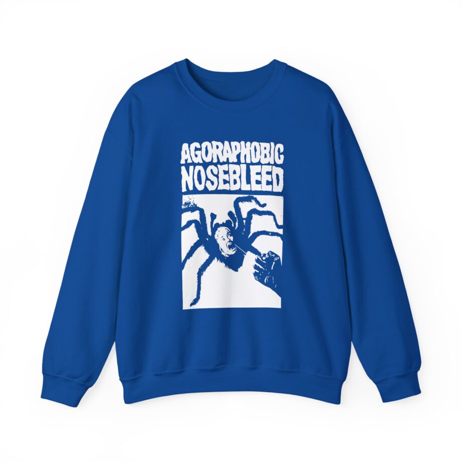 Agoraphobic Nosebleed Spider Unisex Heavy Blend™ Crewneck Sweatshirt