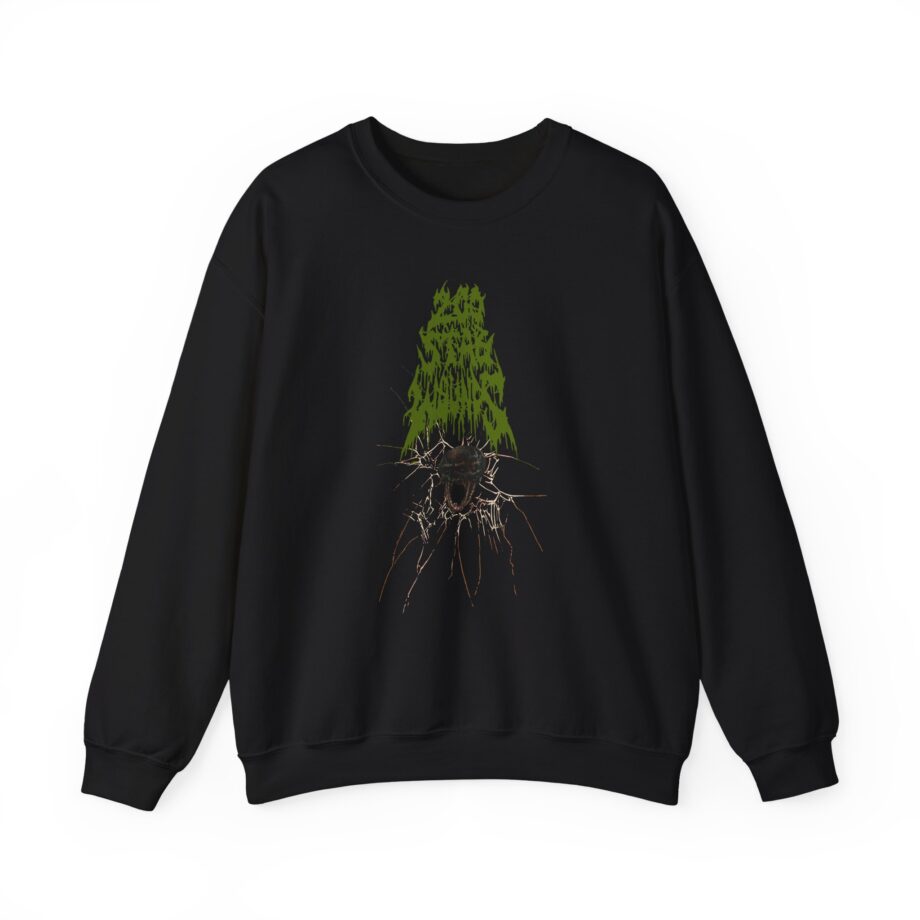 200 Stab Wounds Spider Skull Unisex Heavy Blend™ Crewneck Sweatshirt